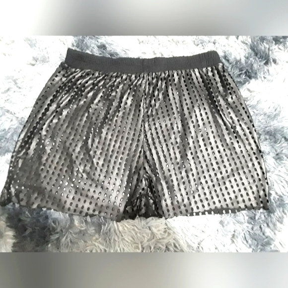 Handmade PU Black Mesh shorts, boxer cut Size L - Picture 6 of 7